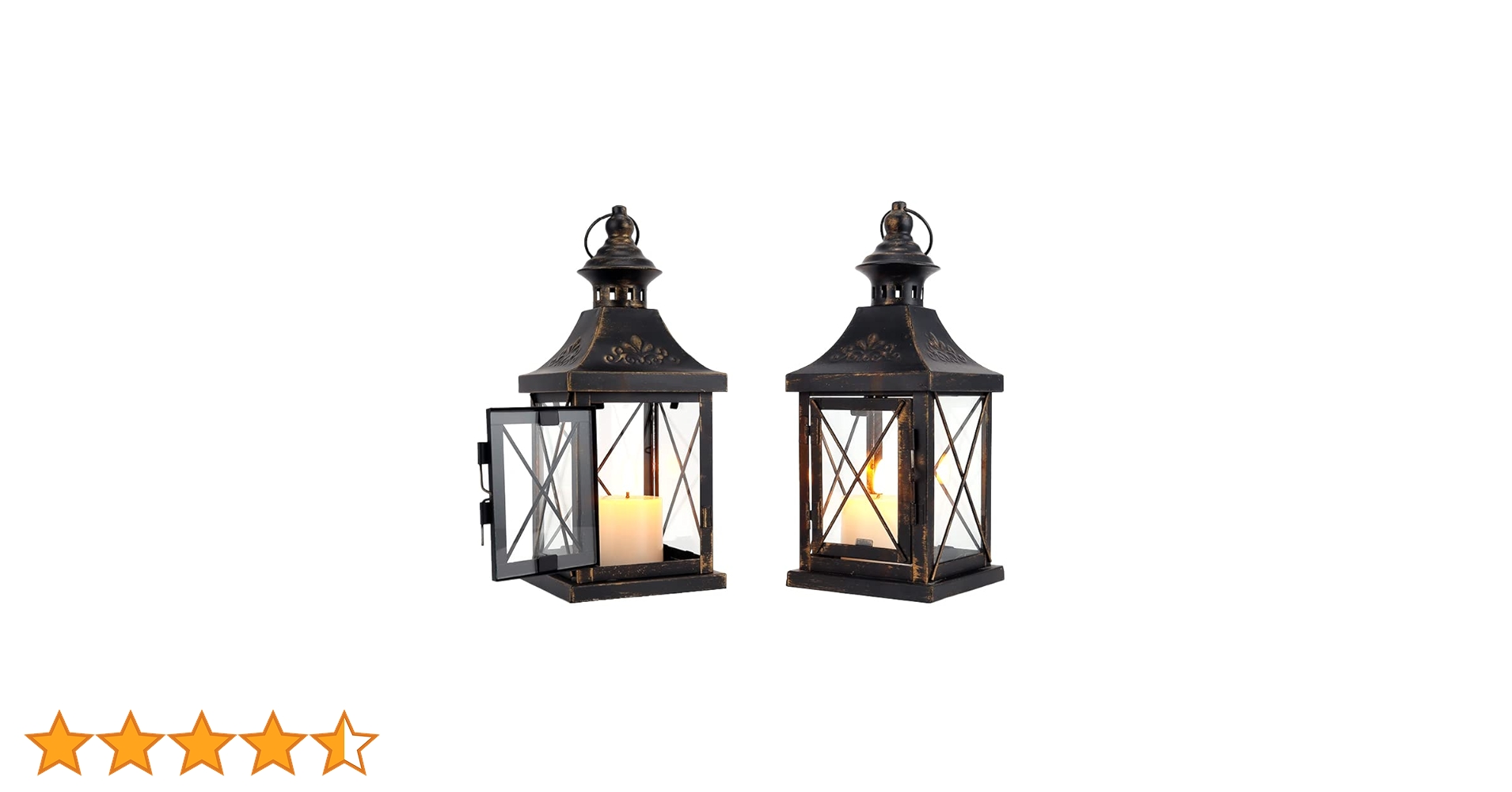 Amazon.co.jp: TRIROCKS 2個セットキャンドルホルダー 高さ27cm